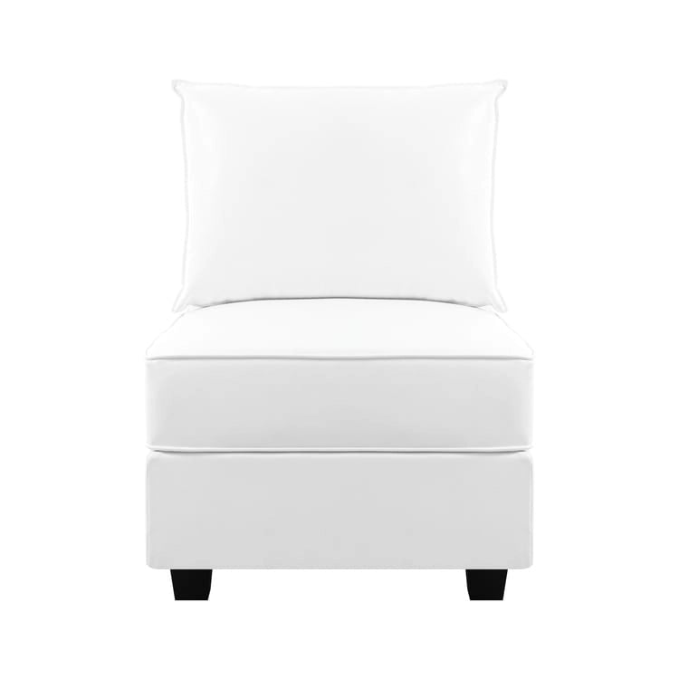 Modern DIY Convertible Modular Sectional Ultimate Sofa Collection - Optional Ottoman Middle and Armrest Modules