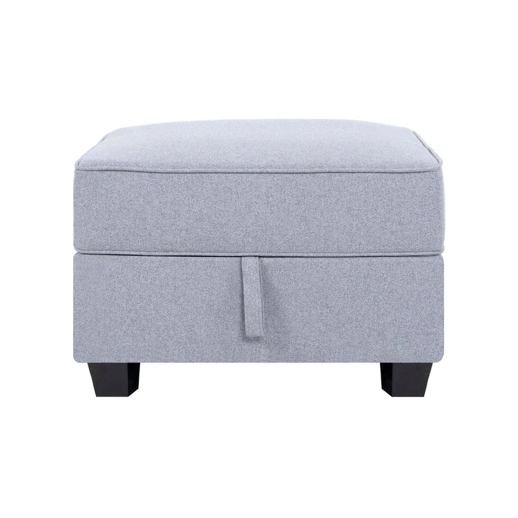 Moderne modulaire hoekbankcollectie, zelf samen te stellen en om te bouwen - optionele ottoman-, midden- en armleuningmodules
