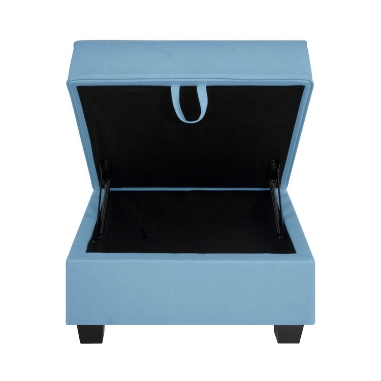 Moderne modulaire hoekbankcollectie, zelf samen te stellen en om te bouwen - optionele ottoman-, midden- en armleuningmodules