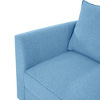 Moderne modulaire hoekbankcollectie, zelf samen te stellen en om te bouwen - optionele ottoman-, midden- en armleuningmodules