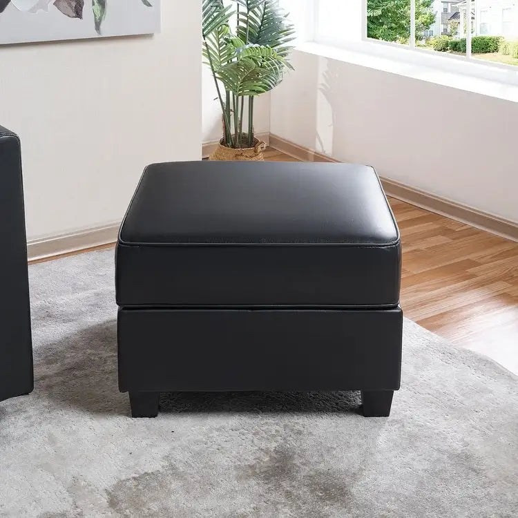 Moderne modulaire hoekbankcollectie, zelf samen te stellen en om te bouwen - optionele ottoman-, midden- en armleuningmodules