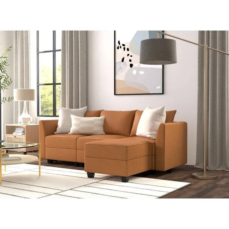 Collezione moderna fai da te - Divano componibile trasformabile - Divano letto in lino per soggiorno, appartamento o ufficio