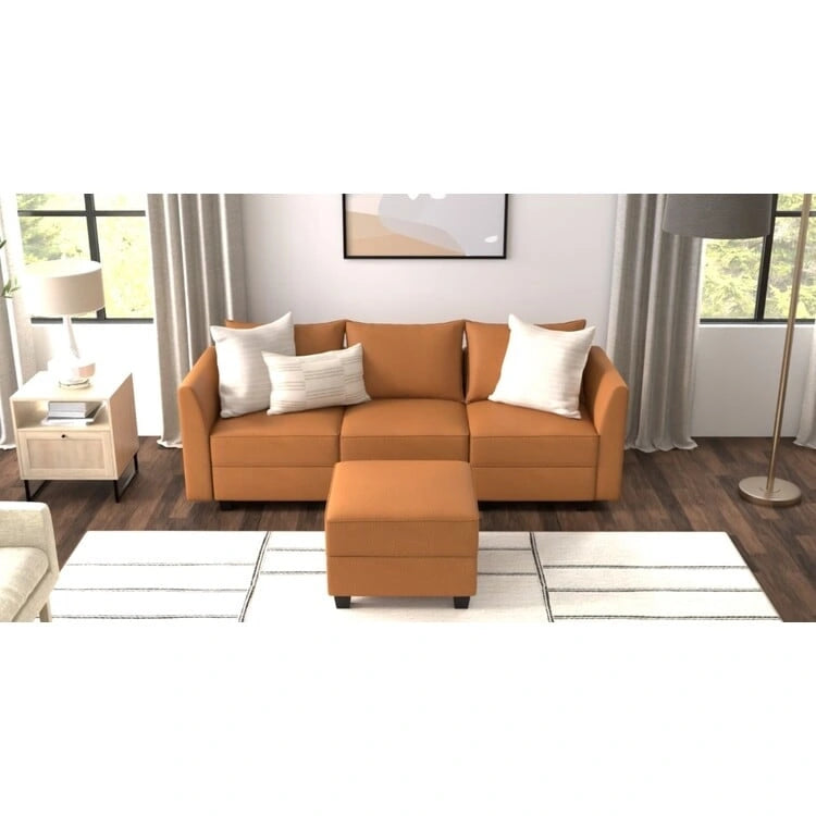 Collezione moderna fai da te - Divano componibile trasformabile - Divano letto in lino per soggiorno, appartamento o ufficio