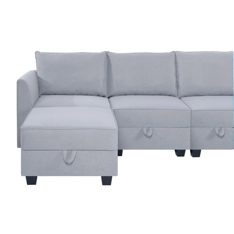 Collezione moderna fai da te - Divano componibile trasformabile - Divano letto in lino per soggiorno, appartamento o ufficio