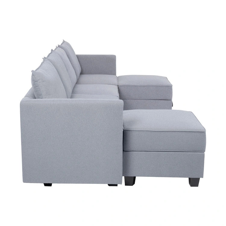 Collezione moderna fai da te - Divano componibile trasformabile - Divano letto in lino per soggiorno, appartamento o ufficio