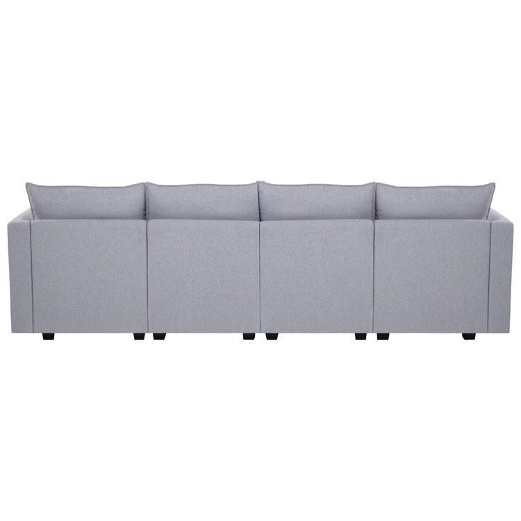 Collezione moderna fai da te - Divano componibile trasformabile - Divano letto in lino per soggiorno, appartamento o ufficio