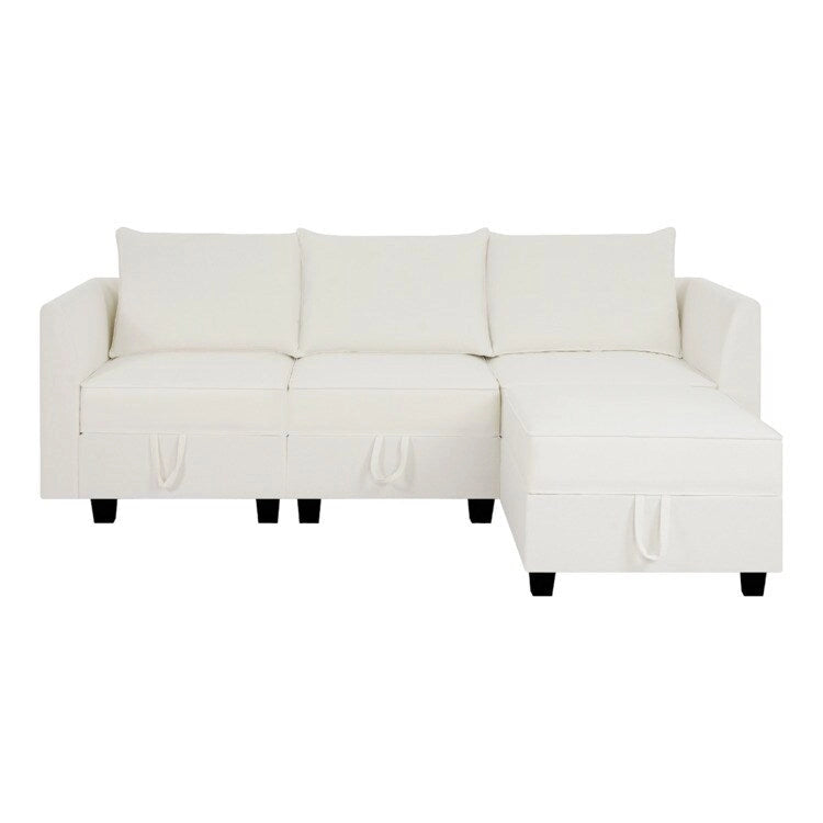 Collezione moderna fai da te - Divano componibile trasformabile - Divano letto in lino per soggiorno, appartamento o ufficio