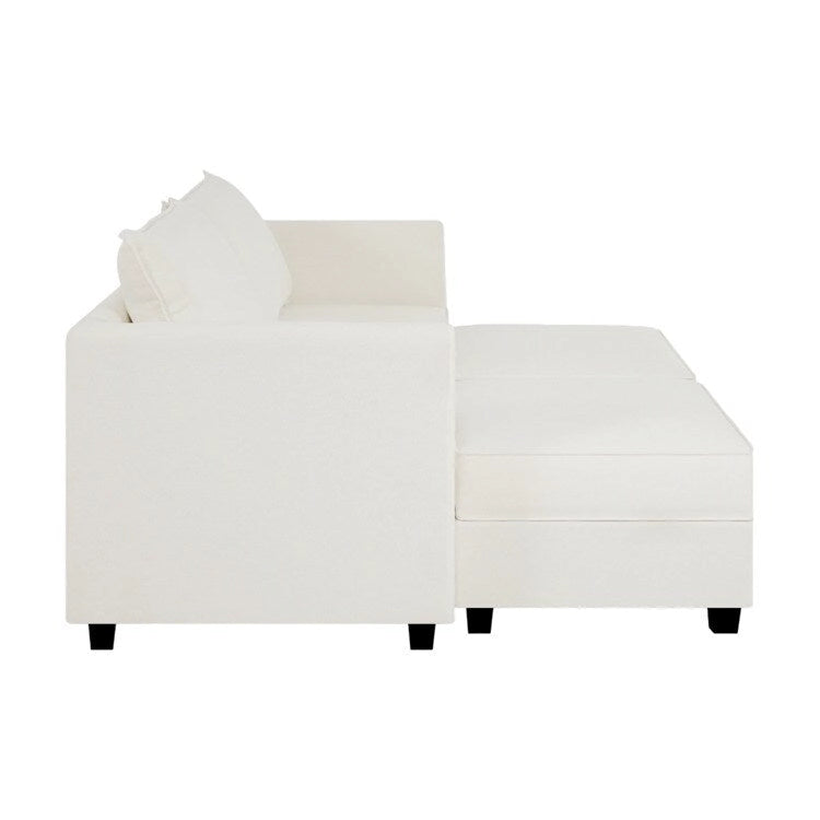 Collezione moderna fai da te - Divano componibile trasformabile - Divano letto in lino per soggiorno, appartamento o ufficio