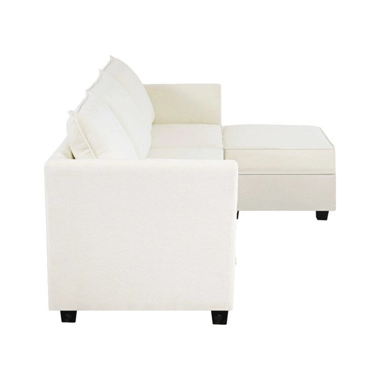 Collezione moderna fai da te - Divano componibile trasformabile - Divano letto in lino per soggiorno, appartamento o ufficio