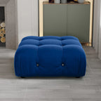 104 Convertible Modular Sectional Sofa, Minimalist Mid-Century Velvet Sofas Couches