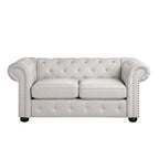 Corvus Aleksis getuftetes Chesterfield-Zweisitzer-Sofa