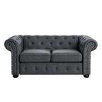 Corvus Aleksis getuftetes Chesterfield-Zweisitzer-Sofa