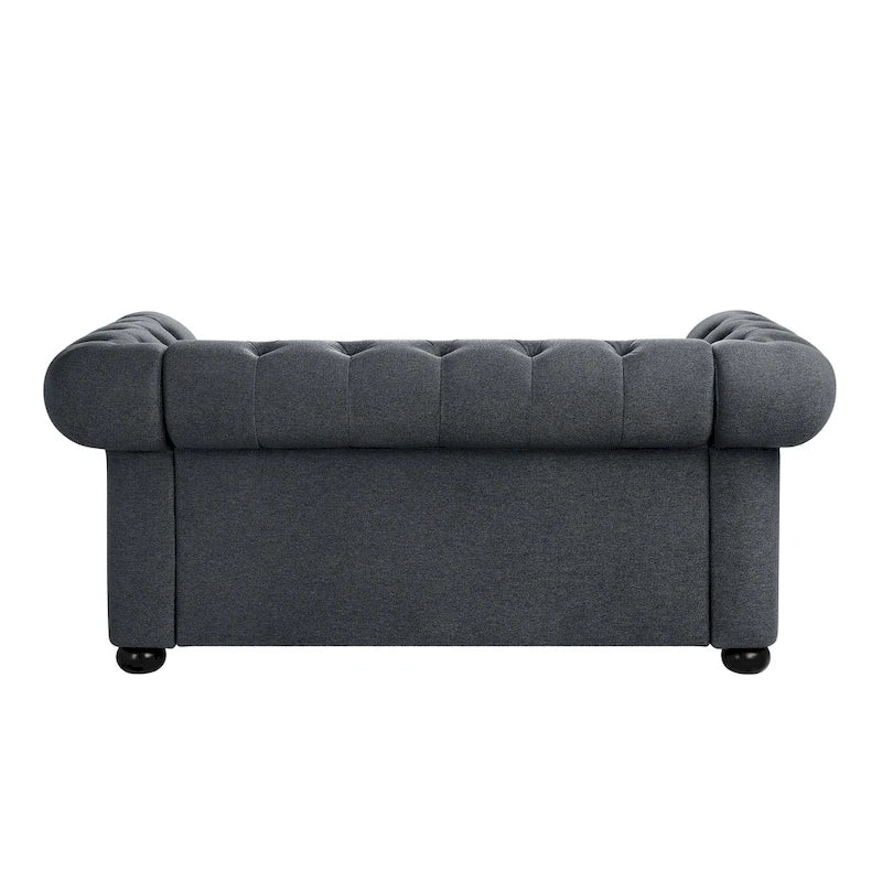Corvus Aleksis getuftetes Chesterfield-Zweisitzer-Sofa