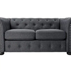 Corvus Aleksis getuftetes Chesterfield-Zweisitzer-Sofa