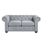 Corvus Aleksis getuftetes Chesterfield-Zweisitzer-Sofa