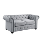 Corvus Aleksis getuftetes Chesterfield-Zweisitzer-Sofa
