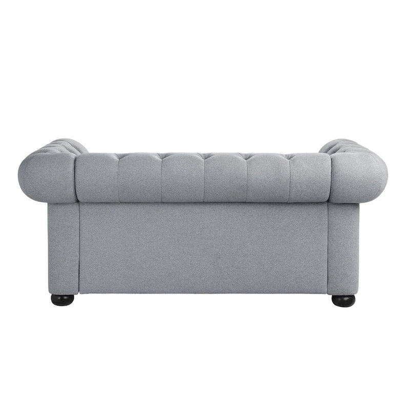 Corvus Aleksis getuftetes Chesterfield-Zweisitzer-Sofa