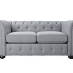 Corvus Aleksis getuftetes Chesterfield-Zweisitzer-Sofa