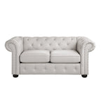 Corvus Aleksis getuftetes Chesterfield-Zweisitzer-Sofa