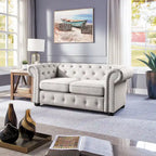 Corvus Aleksis getuftetes Chesterfield-Zweisitzer-Sofa