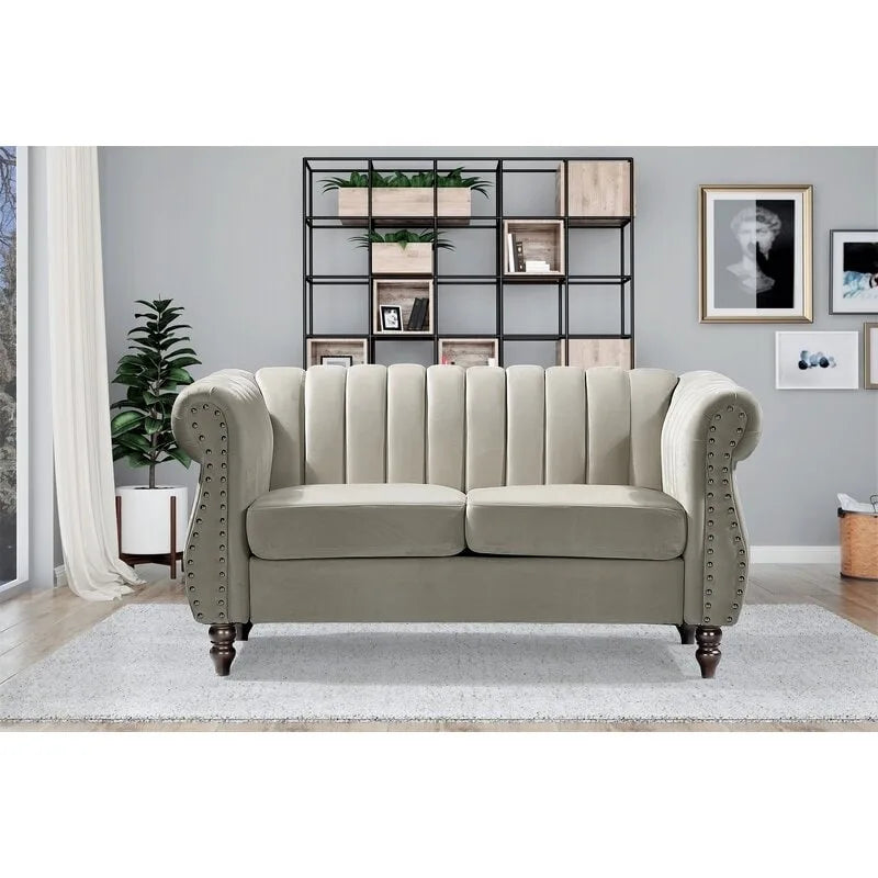 Divanetto Chesterfield Capri in velluto