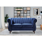 Divanetto Chesterfield Capri in velluto