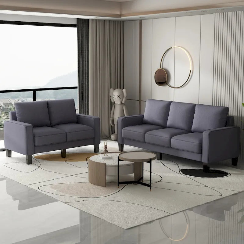 Nowoczesne meble do salonu, sofa 2- i 3-osobowa