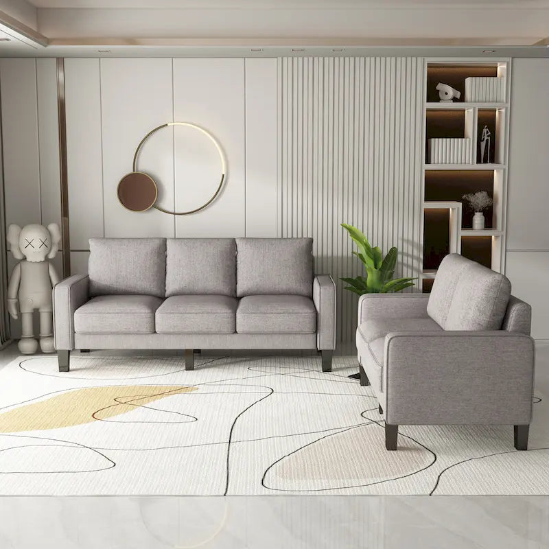 Nowoczesne meble do salonu, sofa 2- i 3-osobowa