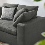 Commix Down Filled Overstuffed Loveseat - N/A