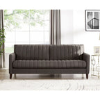 Ensemble Hydeline Ennis en cuir pleine fleur, canapé et fauteuil – canapé, fauteuil