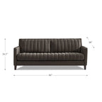 Ensemble Hydeline Ennis en cuir pleine fleur, canapé et fauteuil – canapé, fauteuil