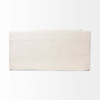 Sofá de dos plazas con funda beige Denly I