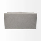 Sofá de dos plazas con funda beige Denly I