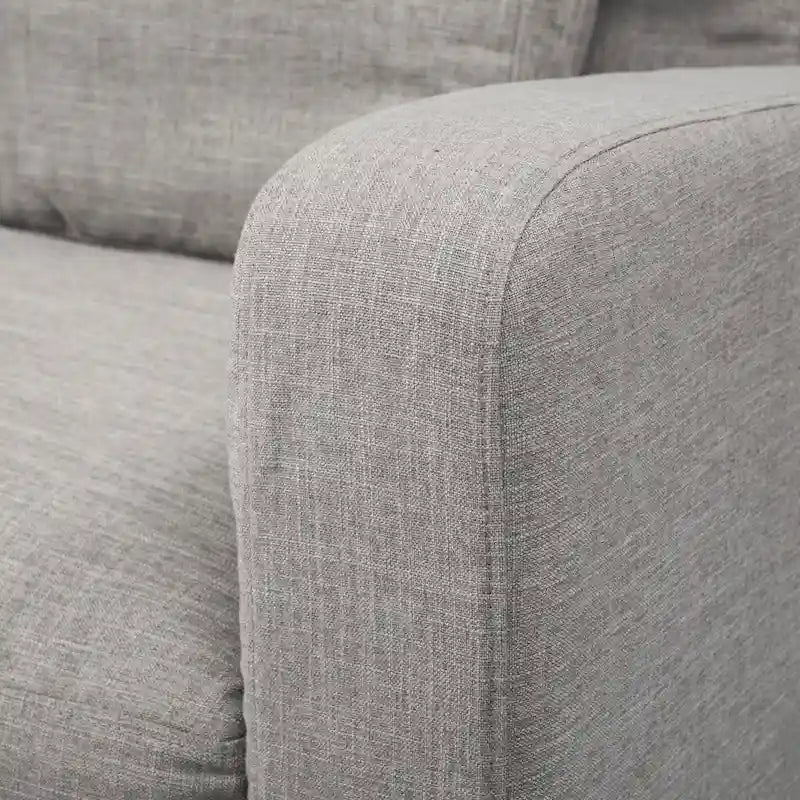 Sofá de dos plazas con funda beige Denly I