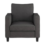 2-teiliges Georgia-Akzentsessel-Set mit Hocker