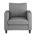 2-teiliges Georgia-Akzentsessel-Set mit Hocker