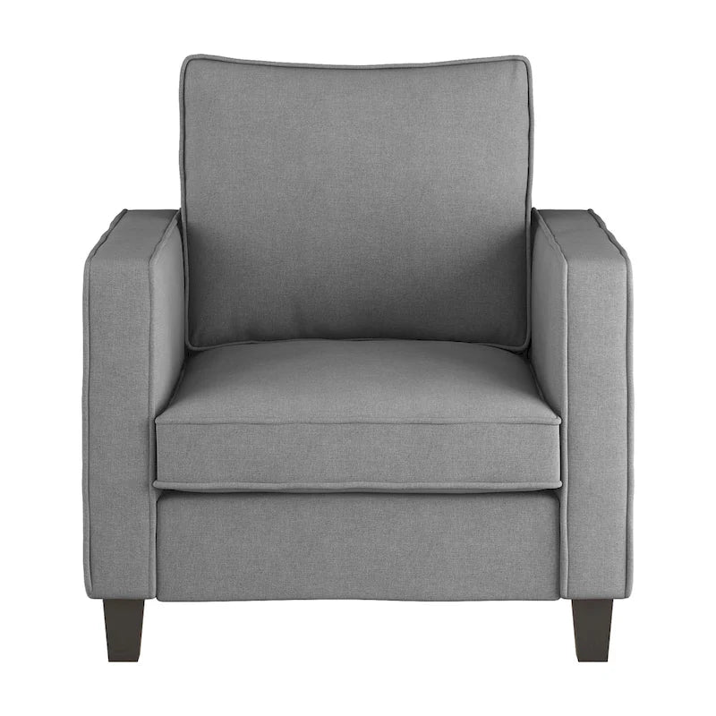 2-teiliges Georgia-Akzentsessel-Set mit Hocker