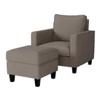 2-teiliges Georgia-Akzentsessel-Set mit Hocker