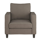 2-teiliges Georgia-Akzentsessel-Set mit Hocker