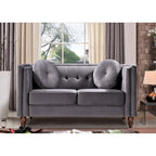 Klasyczna dwuosobowa sofa Angie Kittleson w stylu Chesterfield