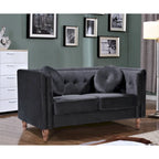 Klasyczna dwuosobowa sofa Angie Kittleson w stylu Chesterfield