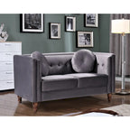 Klasyczna dwuosobowa sofa Angie Kittleson w stylu Chesterfield