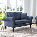 Furniture of America Igny hagyományos stílusú, zsenília kárpitozású, több párnás kétszemélyes kanapé
