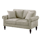 Furniture of America Igny hagyományos stílusú, zsenília kárpitozású, több párnás kétszemélyes kanapé