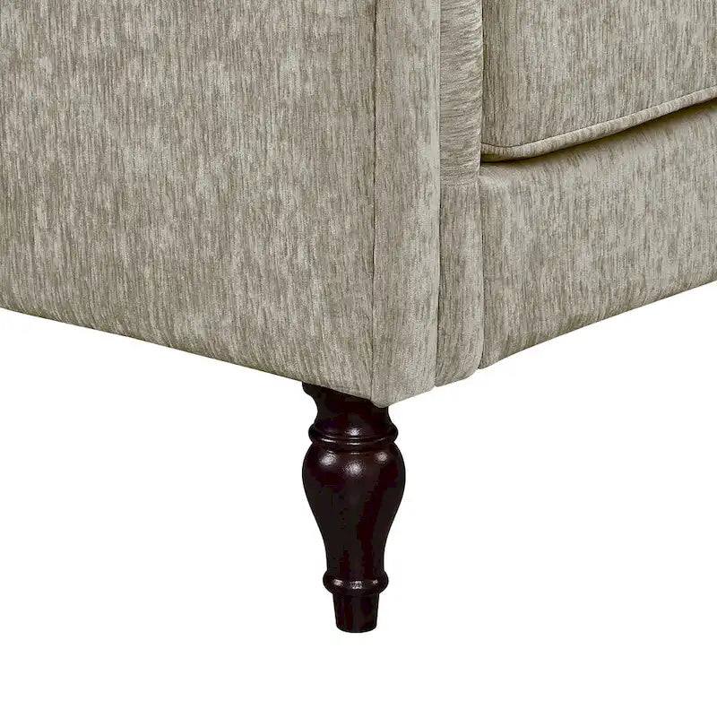 Furniture of America Igny hagyományos stílusú, zsenília kárpitozású, több párnás kétszemélyes kanapé