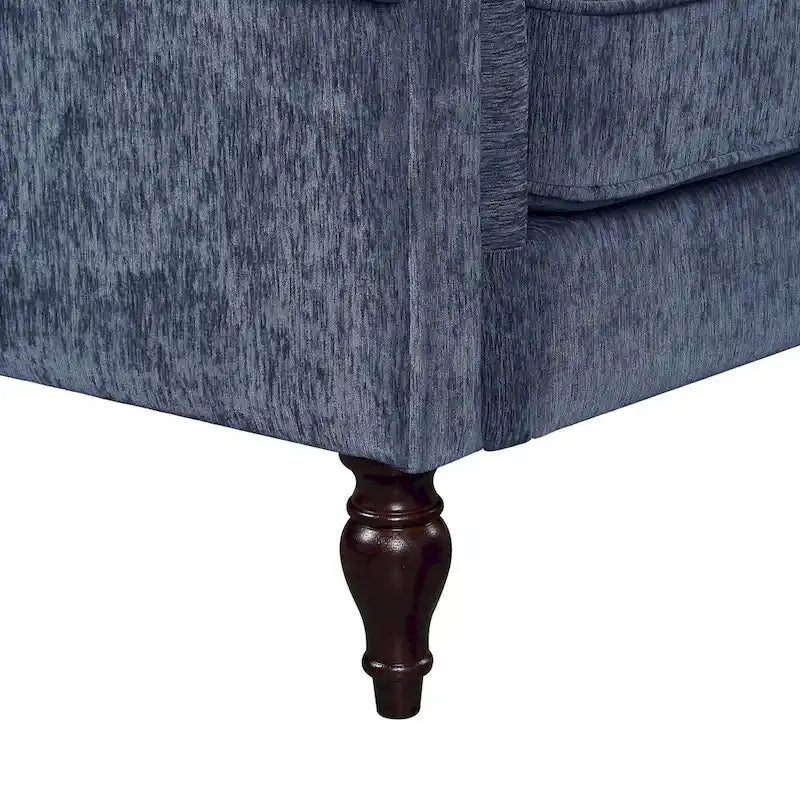 Furniture of America Igny hagyományos stílusú, zsenília kárpitozású, több párnás kétszemélyes kanapé