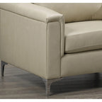 Lessa modernes Premium-Sofa- und Sesserset aus vollnarbigem Leder