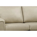Lessa modernes Premium-Sofa- und Sesserset aus vollnarbigem Leder
