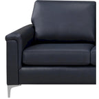 Lessa modernes Premium-Sofa- und Sesserset aus vollnarbigem Leder