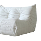 Ensembles de canapés décontractés en tissu teddy pour la chambre et le salon, fauteuil poire confortable et canapé de sol
